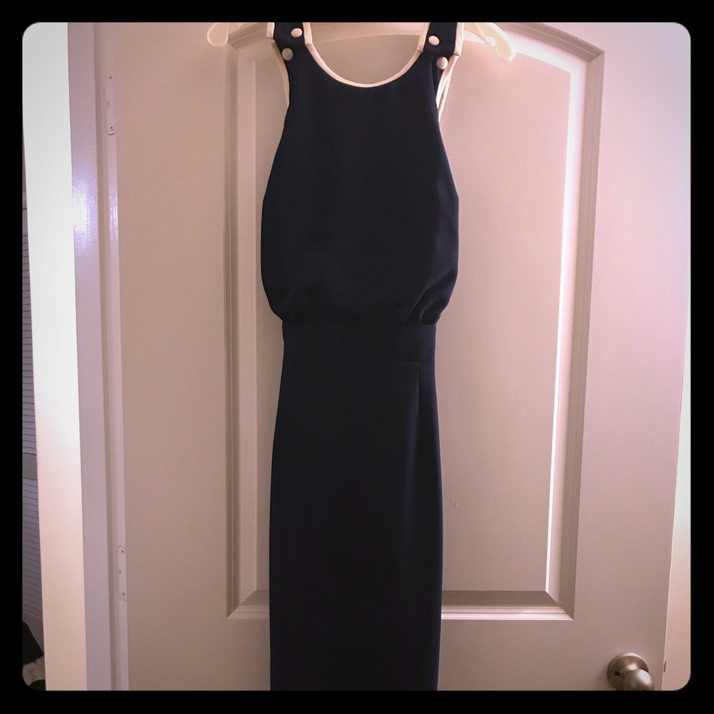 Navy blue dress